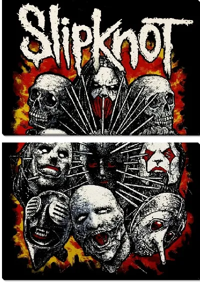 Модульная картина Slipknot