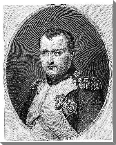 Постер Портрет Наполеона (в овале)