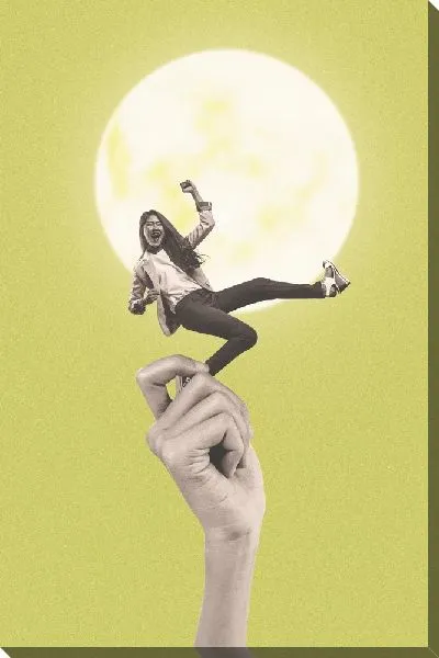 Постер Прыжок к Луне