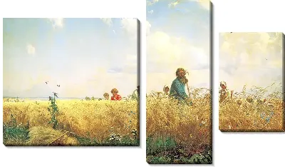 Картина Страдная пора. Косцы