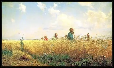 Картина Страдная пора. Косцы