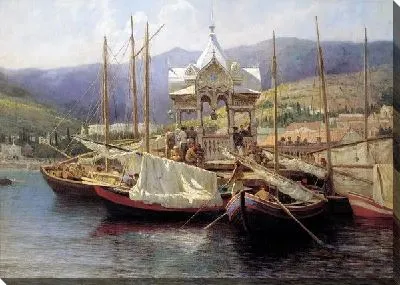 Пристань в Ялте (Pier in Yalta)