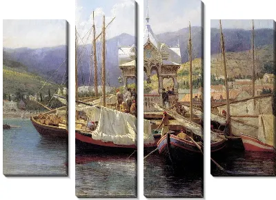 Пристань в Ялте (Pier in Yalta)