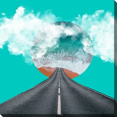 Дорога к морю через облака