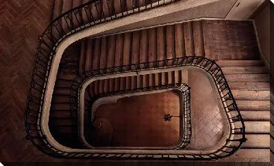 Лестница из сериала Касл (картина с лестницей)