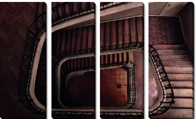 Лестница из сериала Касл (картина с лестницей)