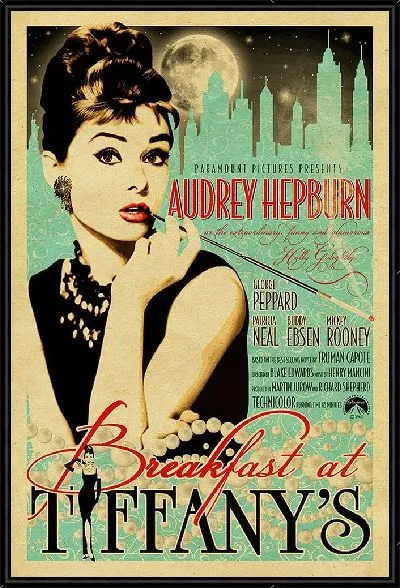 Картина Афиша "Завтрак у Тиффани"