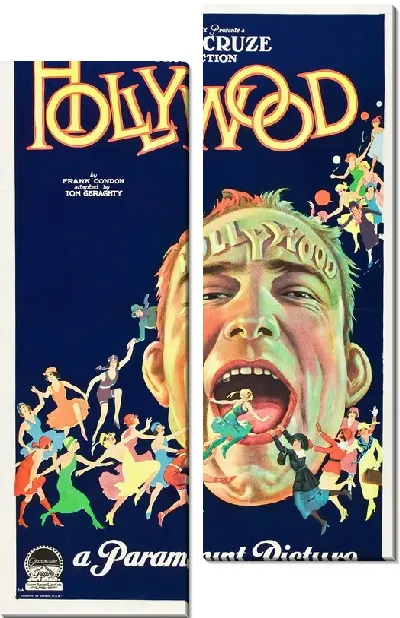 Модульная картина Афиша Hollywood