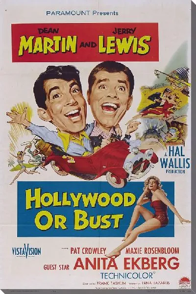 Картина маслом Афиша Hollywood or Bust / Голливуд или пропал