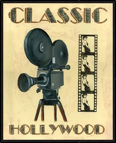 Картина Кинокамера винтажная Classic Hollywood