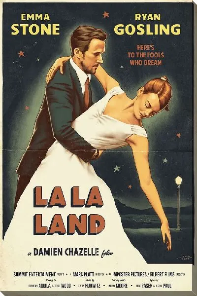 Картина маслом Афиша La la land / Ла-ла Ленд
