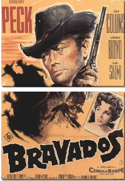 Модульная картина Афиша Bravados / Бравадос