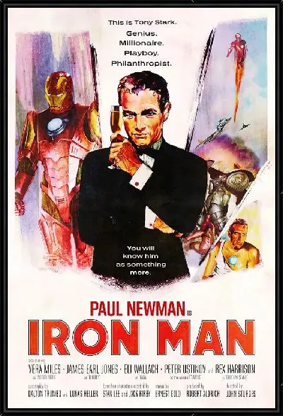 Картина Афиша Iron Man / Железный человек