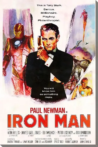 Картина маслом Афиша Iron Man / Железный человек