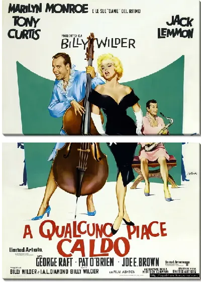 Модульная картина Афиша A Qualcuno piace Caldo