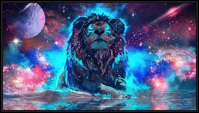 Картина Лев-косомос