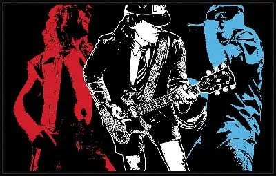 Картина Рок группа из 3-х человек