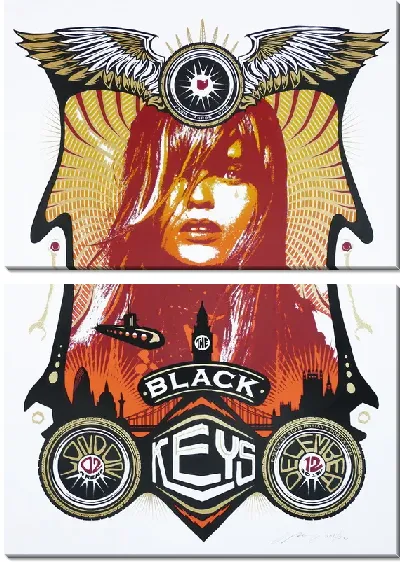 Модульная картина Black Keys