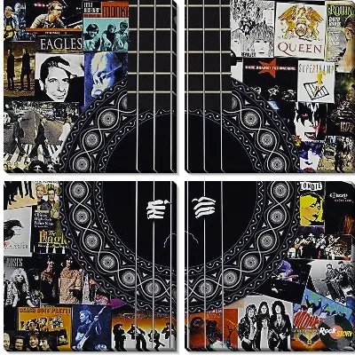 Коллаж рок гитара