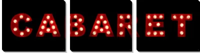 Модульная картина CABARET