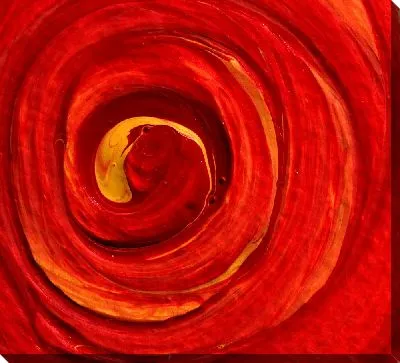 Картина маслом Красное завихренье