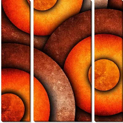 Модульная картина Арт круги