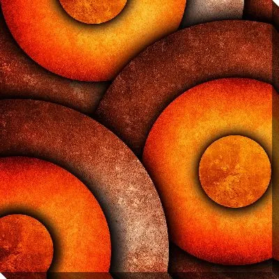 Картина маслом Арт круги