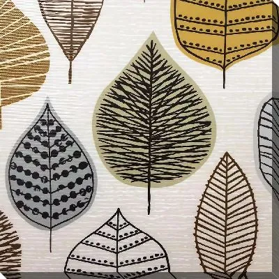 Картина маслом Листья разных деревьев с скандинавском стиле