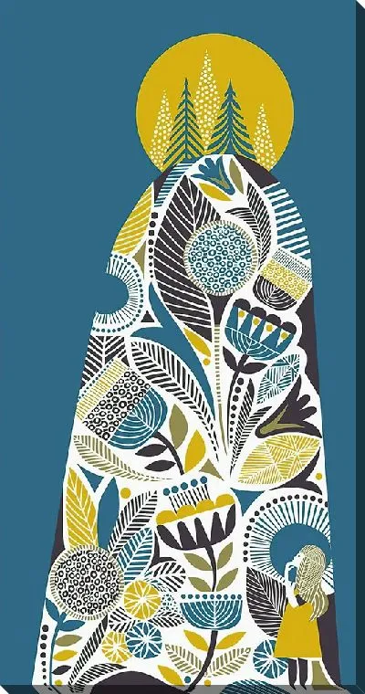 Постер Сканди гора и Солнце