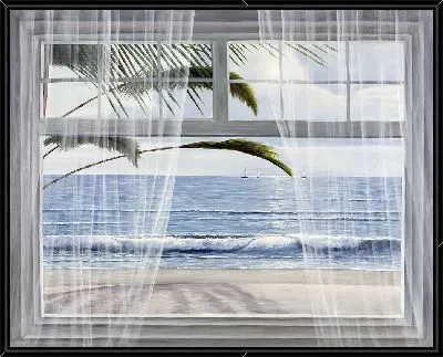 Картина Окно на пляж