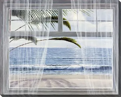 Постер Окно на пляж