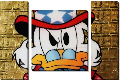 Модульная картина Американский Скрудж