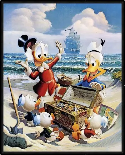 Картина Утиные истории и клад