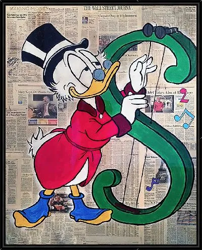 Картина Игра на долларе