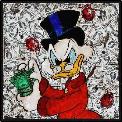 Картина Доллары Скруджа