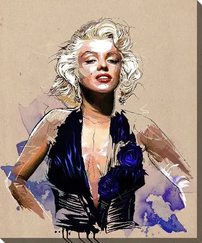 Картина маслом Портрет Мэрилин Монро