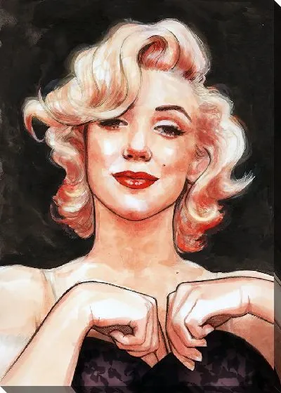 Картина маслом Романтичная Мэрилин Монро