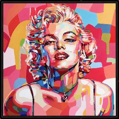 Marilyn Monroe в стиле мастихин