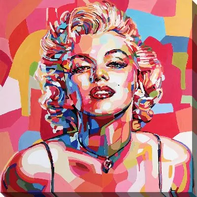 Marilyn Monroe в стиле мастихин