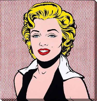 Мэрилин Монро в стиле Лихтенштейн