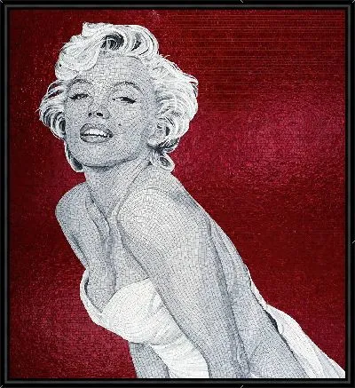 Картина Портрет Мэрилин Монро в стиле мозайка