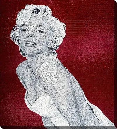 Картина маслом Портрет Мэрилин Монро в стиле мозайка