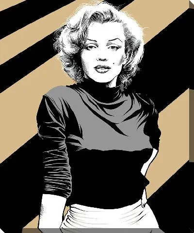 Картина маслом Деловая Мэрилин Монро