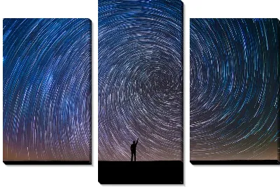 Модульная картина Звездный вихрь