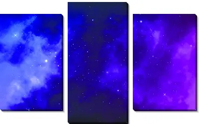 Модульная картина Звездное небо №6