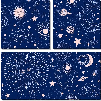 Модульная картина Планеты и космос