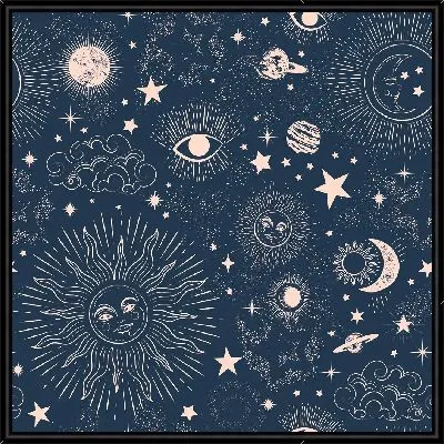 Картина Планеты и космос