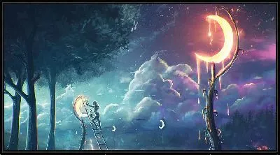 Картина Огненная Луна