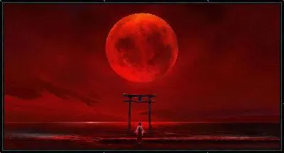 Картина Красная Луна