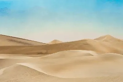 Плакат Пустыня и голубое небо